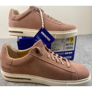 Birkenstock Bend Low Pink Clay Suede Sneakers Womens 9 Narrow NIB